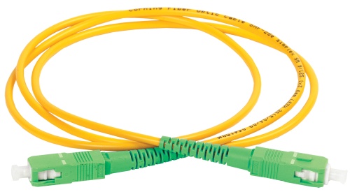 ITK Оптический коммутационный соединительный шнур (патч-корд), SM, 9/125 (OS2), SC/APC-SC/APC, (Simplex), 3м | код FPC09-SCA-SCA-C1L-3M | IEK